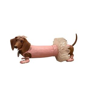 Westland Hot Diggity Dog The Prima Balleriner Weiner Dachshund Resin Figure